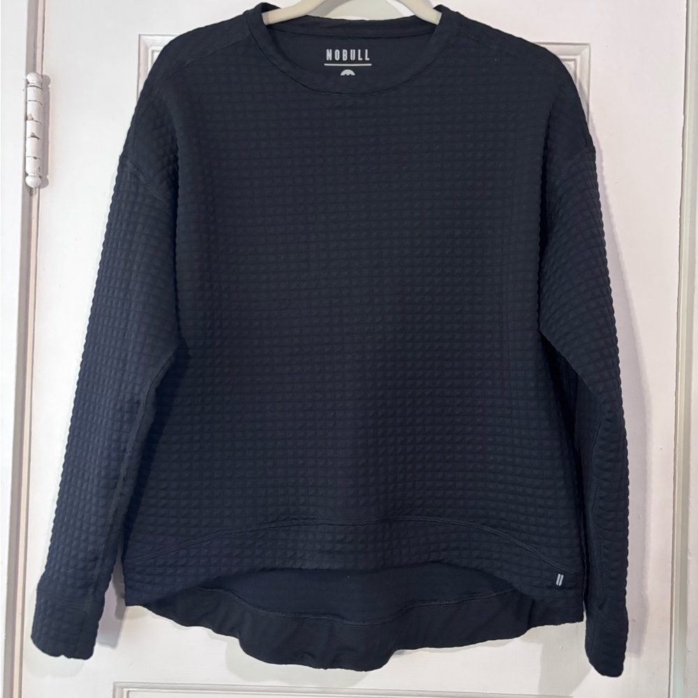 NOBULL Charcoal Knit Top